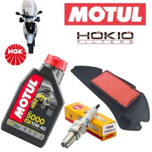 Kit Tagliando Sh 125/150 Dal 2005-2006-2007-2008-2009-2010-2011-2012,olio motul 5000 10w40 candela ngk filtro aria hokio