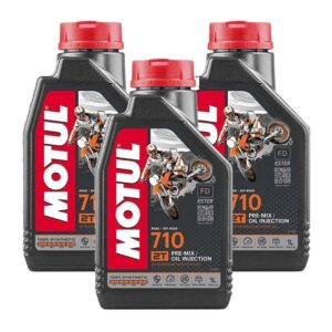 OLIO MOTUL 3 LITRI 710 100%  MOTOCROSS SINTETICO MISCELA 2TEMPI  SCOOTER 104034