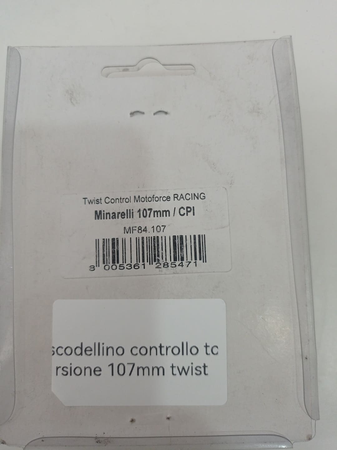 SCODELLINO CONTROLLO TORSIONE 107MM TWIST PER MBK BOOSTER 50 DAL 1996-2014,malaguti F10 JET LINE 50 1992-2007 MF84.107 - immagine 3