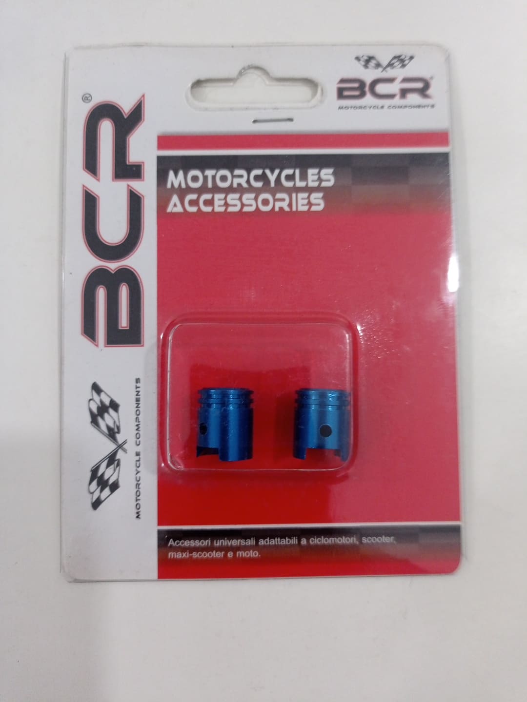 Tappo coperchio valvole ruote BCR pistons Blu 407900030