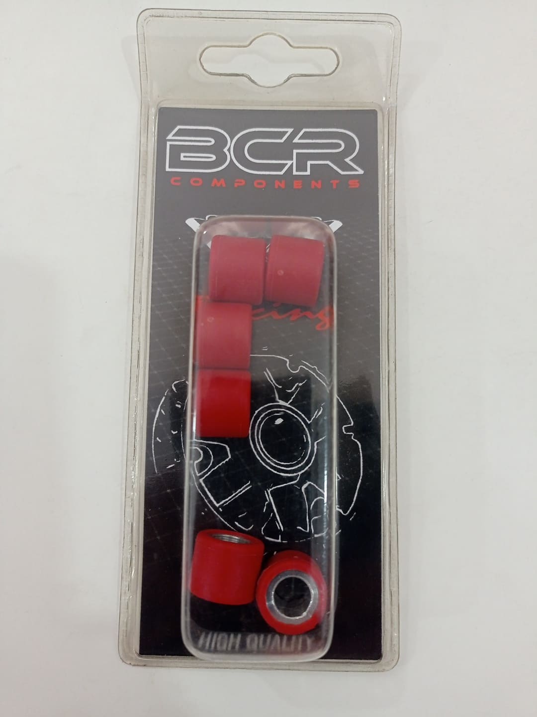 Kit Rulli 16X13 Grammi 3,8 Racing BCR (ROSSI) PER SCOOTER