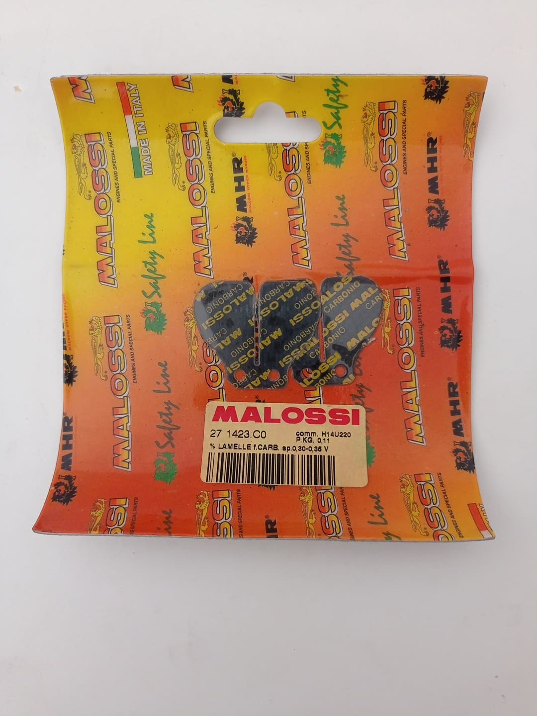 LAMELLE IN CARBONIO MALOSSI PER Kymco DJ-X 50 AIR 2T 1991-1992 spessore 0,30-0,35 Honda Vision NE CODICE 271423C0