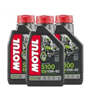 3 LITRI OLIO MOTORE MOTO MOTUL 5100 10W40 MA2  4 TEMPI  SCOOTER