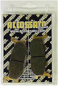 PASTIGLIE FRENO ANTERIORI ACCOSSATO PER BENELLI BN 600 2014-2015-2016-2017 - MESCOLA ZXC SINTERIZZATA RACING AGPA112ZXC
