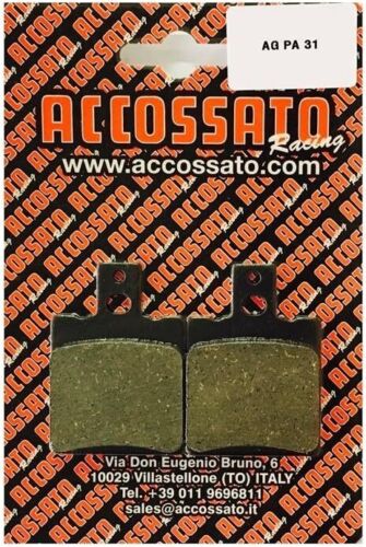 PASTIGLIE FRENO POSTERIORI ACCOSSATO PER APRILIA RS 50 93-95 - MESCOLA OR ORGANICA AGPA31OR