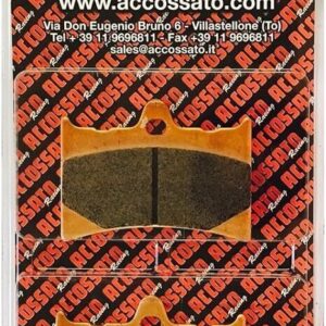 PASTIGLIE FRENO  ANTERIORI/POSTERIORI ACCOSSATO PER KTM 600 LC4 1991 - MESCOLA OR ORGANICA AGPA33OR  /APRILIA/GILERA