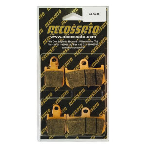 PASTIGLIE FRENO ANTERIORI ACCOSSATO PER YAMAHA MT-01 2007-2008-2009-2010-2011 - MESCOLA ST SINTERIZZATA STRADA AGPA36ST