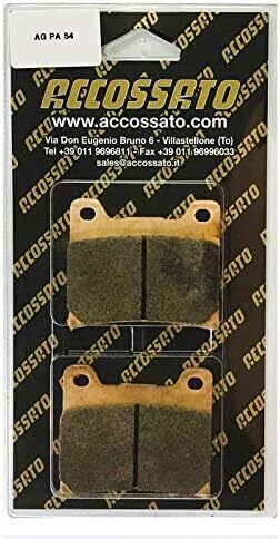 PASTIGLIE FRENO ANTERIORI ACCOSSATO PER YAMAHA RZ 500 1984 -1986 - MESCOLA OR ORGANICA AGPA54OR