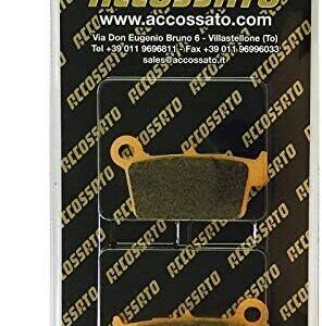 PASTIGLIE FRENO POSTERIORI ACCOSSATO PER APRILIA MXV 4.5 2009-2013 - MESCOLA ST SINTERIZZATA STRADA AGPP106ST