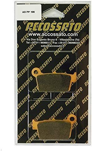 PASTIGLIE FRENO POSTERIORI ACCOSSATO PER APRILIA MXV 4.5 2009-2013 - MESCOLA ST SINTERIZZATA STRADA AGPP106ST