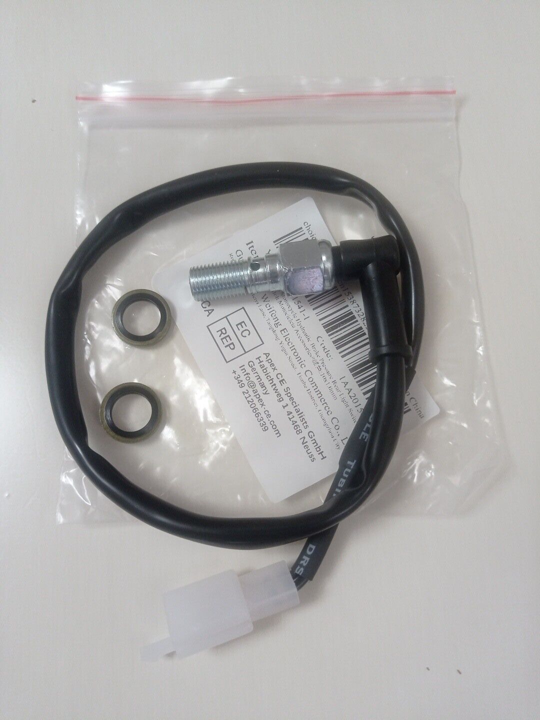 IDROSTOP PER POMPA FRENO O FRIZIONE M10X1 POMPA RADIALE ACCOSSATO
