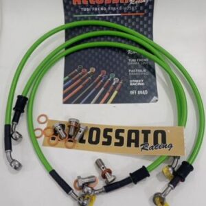 KIT TUBI FRENO IDRAULICO  3 PEZZI POSTERIORE  ACCOSSATO REAR BRAKE FOR MOTO