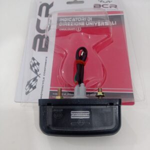 LUCE TARGA LAMPADA OMOLOGATA BCR NERO BCR per HONDA, YAMAHA, BMW, DUCATI, KTM, KAWASAKI, SUZUKI, BENELLI, HARLEY DAVIDSON, TRIUMPH, APRILIA, MOTO GUZZI, MV AGUSTA, HUSQVARNA, HYOSUNG, RIEJU