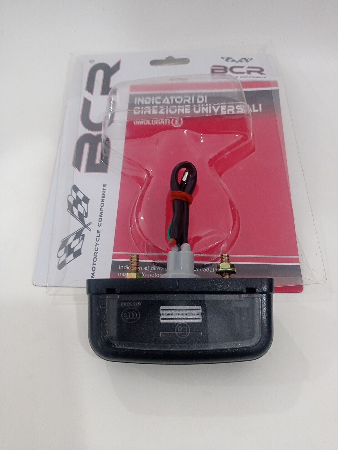LUCE TARGA LAMPADA OMOLOGATA BCR NERO BCR per HONDA, YAMAHA, BMW, DUCATI, KTM, KAWASAKI, SUZUKI, BENELLI, HARLEY DAVIDSON, TRIUMPH, APRILIA, MOTO GUZZI, MV AGUSTA, HUSQVARNA, HYOSUNG, RIEJU