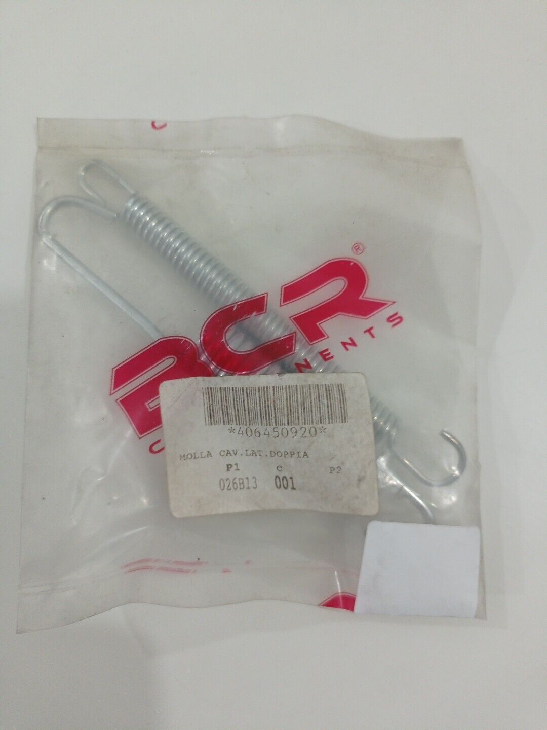MOLLA PER CAVALLETTO LATERALE DOPPIA BCR PER APRILIA E SCARABEO 50 406450920