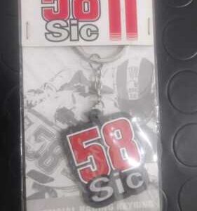 Portachiavi ufficiale MOTO GP MARCO SIMONCELLI 58 SUPER SIC GP55003*