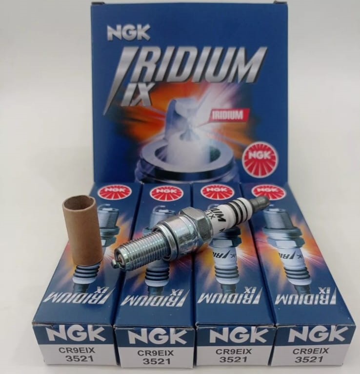 4 CANDELE NGK IRIDIUM CR9EIX 3521 KAWASAKI ZX9R,ZX6R 600 2007-2008,ZX900,NINJA,