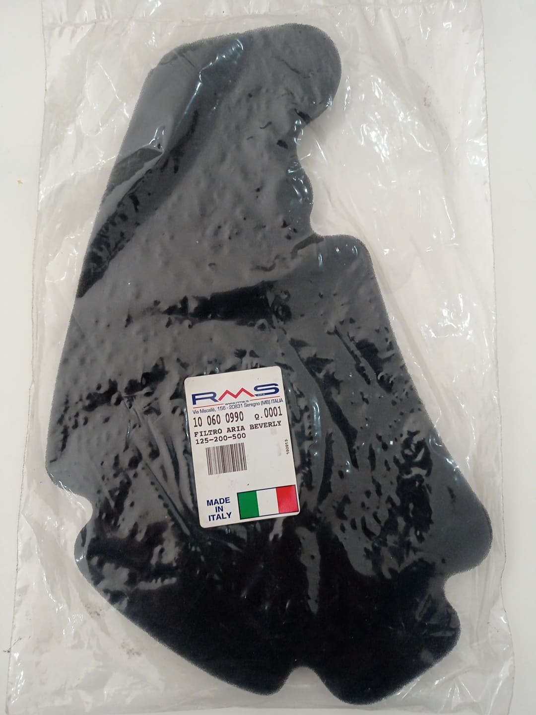 SPUGNA FILTRO ARIA PIAGGIO BEVERLY 125 ie 4T LC euro 3 (QUASAR) 100600990 - immagine 3