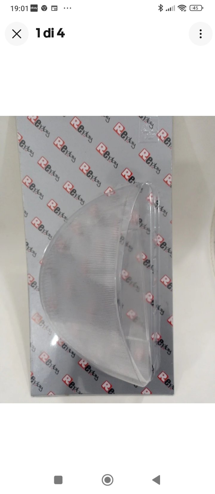 FANALE POSTERIORE TRASPARENTE PER MBK / YAMAHA AEROX 50/100cc - Trasparente