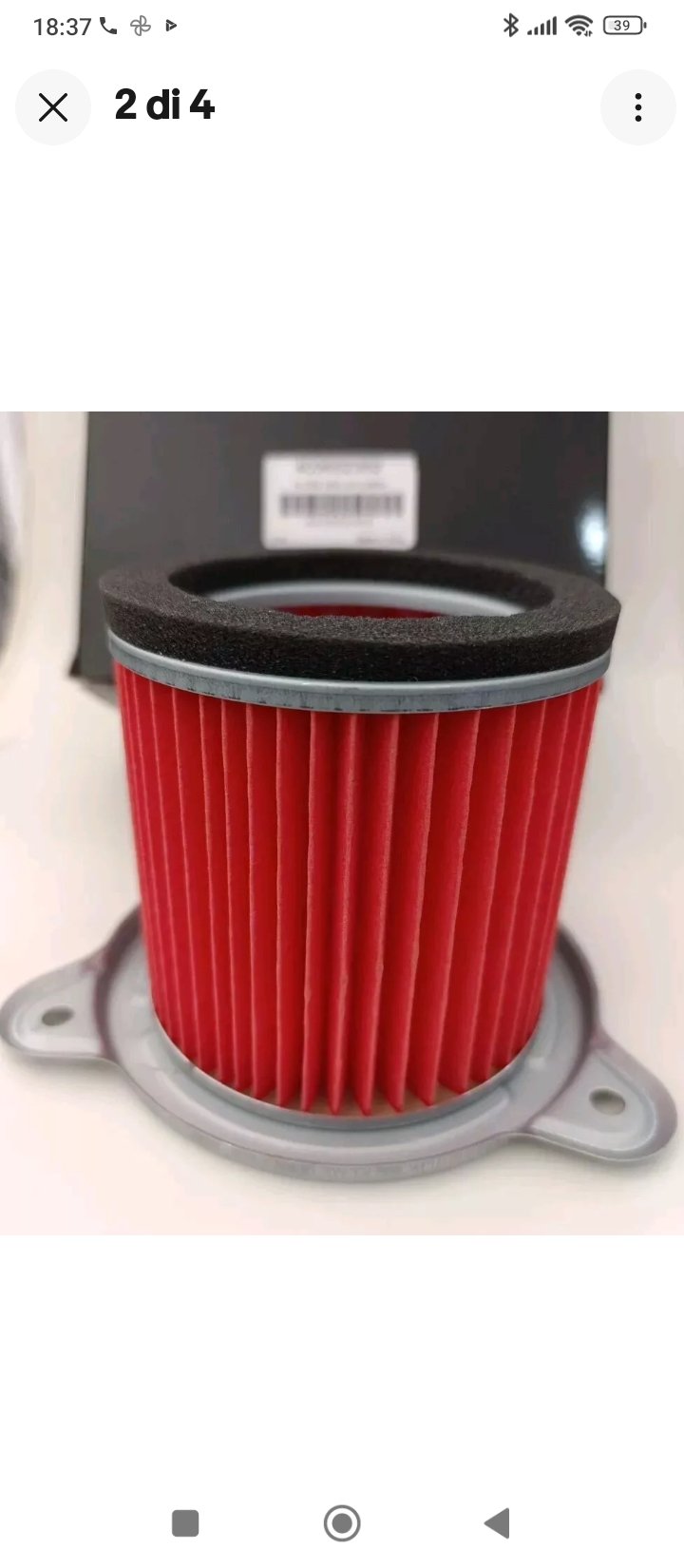 FILTRO ARIA HONDA XL V TRANSALP 600
1987-1988-1989-1990, XRV 750 africa twin - immagine 4