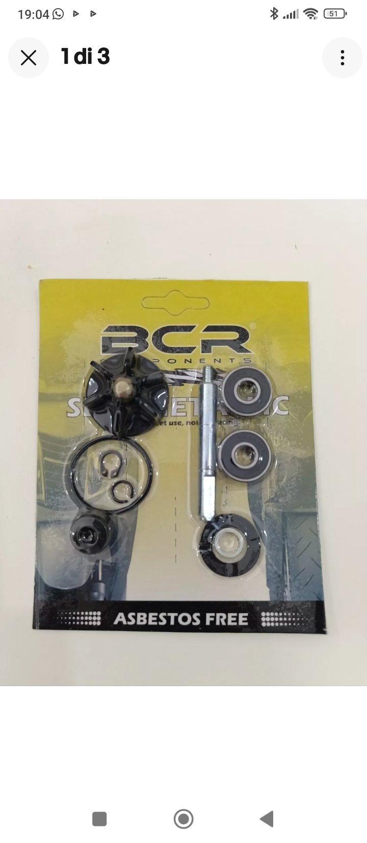 kit revisione pompa acqua e paraoli piaggio nrg 50 1994-1995-1996 - immagine 3