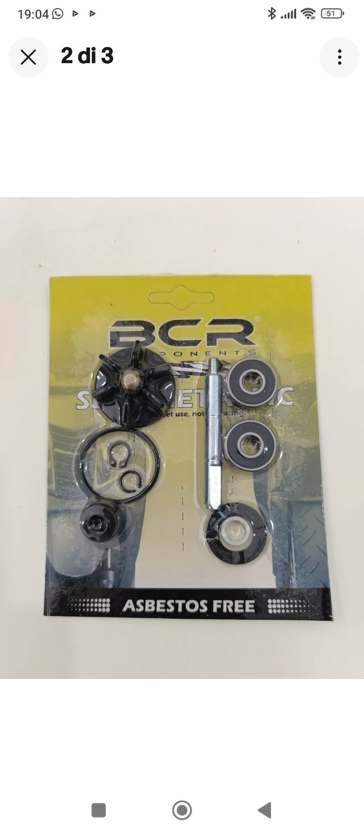 kit revisione pompa acqua e paraoli piaggio nrg 50 1994-1995-1996