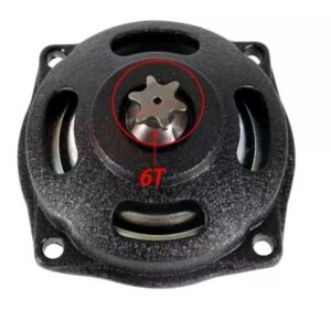 Campana Frizione Minimoto Pocket Bike Quad ATV 47/49 con pignone 25H 6 denti.
