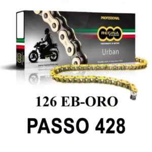CATENA TRASMISSIONE REGINA MOTO CROSS PASSO 428 140 MAGLIE RINFORZATA
