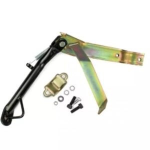 CAVALLETTO LATERALE TNT MALAGUTI F12 MOTO SCOOTER NERO CON SUPPORTO ORO