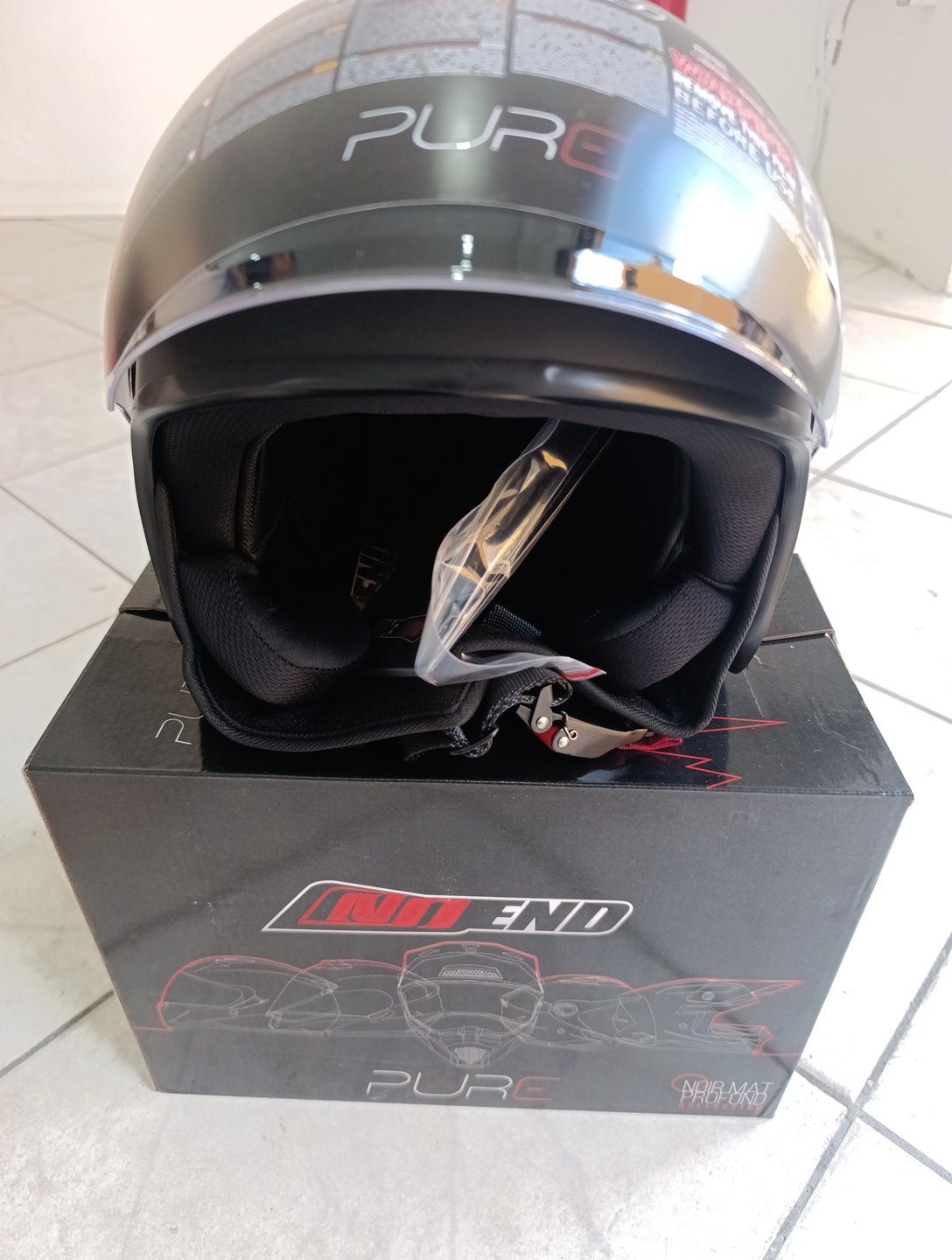 CASCO ECE 22-06 JET NOEND PURE SC-31 NERO OPACO XL