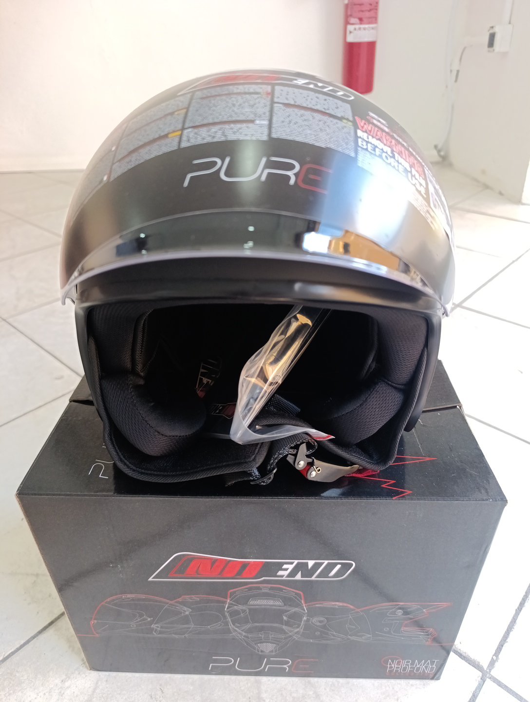 CASCO ECE 22-06 JET NOEND PURE SC-31 NERO OPACO XL - immagine 3