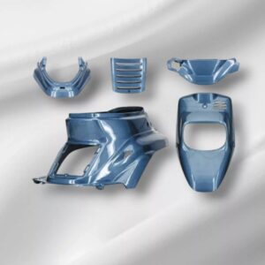 KIT CARENE 5 PEZZI CARENA BLU COCKTAIL MBK BOOSTER SPIRIT 50 1999-2000-2001-2002-2003,YAMAHA	BW'S ORIGINAL EURO 2 2002-2003,MBK 	BOOSTER NAKED	50 cc	  2003