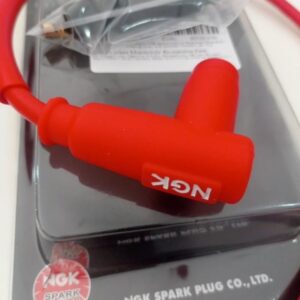 CAVO CANDELA NGK RACING CR2 SILICONE ROSSO CON PIPETTA MOTO E SCOOTER UNIVERSALE