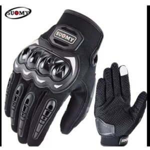GUANTI MOTO SUOMY DI QUALITÀ ESTIVI MAGLIA TRASPARENTE TOUCH SCREEN MISURA L