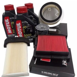 KIT TAGLIANDO YAMAHA T-MAX 500 2008-2009-2010-2011 OLIO MOTUL FILTRI CANDELE