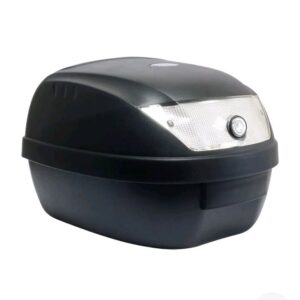 Bauletto 28L Nero Opaco 39x39x29cm (1 Casco) Fornito di Piastra SCOOTER MOTO