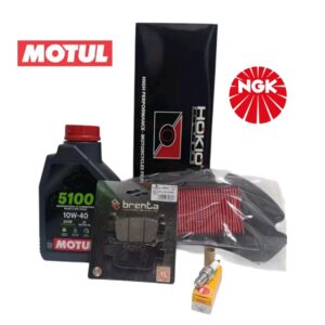 KIT TAGLIANDO SH 125-150 2009-2010-2011-2012,OLIO,FILTRO ARIA,PASTIGLIE candela ngk