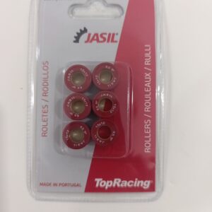 Rulli Variatore JASIL 15x12mm 6,5gr per APRILIA 50 SCARABEO dal 1993 al 2005,per MBK BOOSTER SPIRIT 50 DAL 1996 AL 2002,per APRILIA AMICO 50 DAL 1994 AL 1998,per YAMAHA BM'S 50 ORIGINAL  DAL 1999 AL 2000