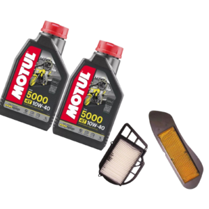 Kit Tagliando Yamaha X-max 250 2011-2012-2013-2014-2015,Olio Motul,Filtro Aria.